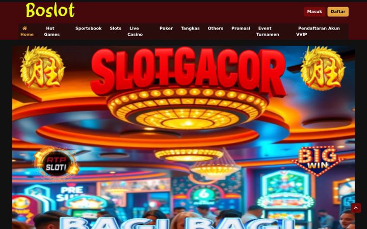 Screenshot of boslot.net