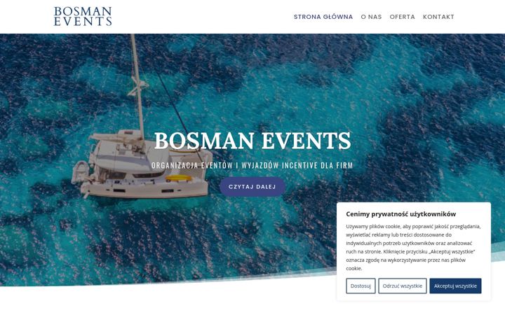 Snímek obrazovky bosman-events.pl