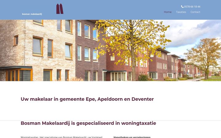 Screenshot of bosman-makelaardij.nl