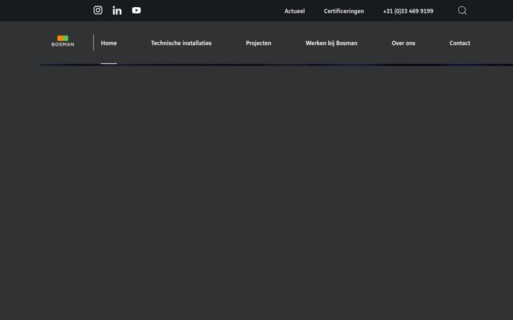 Screenshot of bosmanbedrijven.nl
