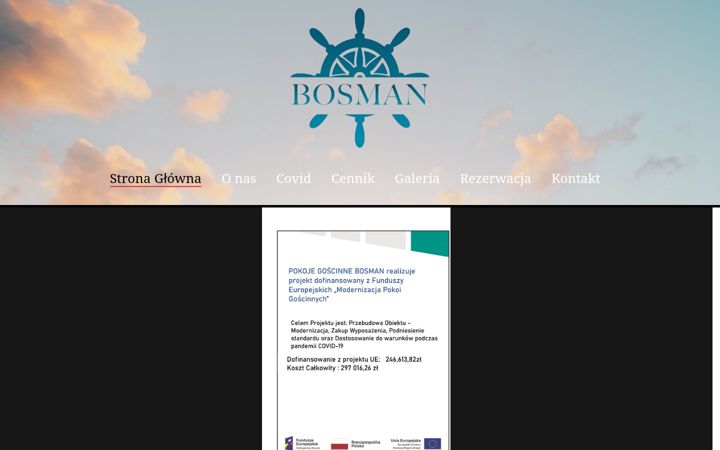 Screenshot of bosmanbialogora.pl