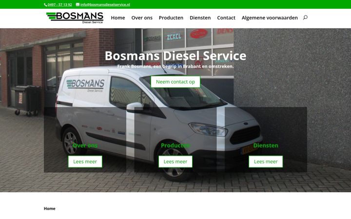 Screenshot von bosmansdieselservice.nl