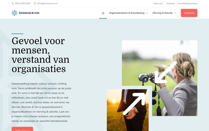 Screenshot of bosmanvos.nl