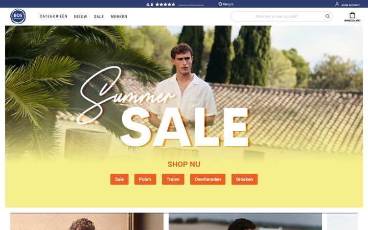 Screenshot von bosmenshop.nl