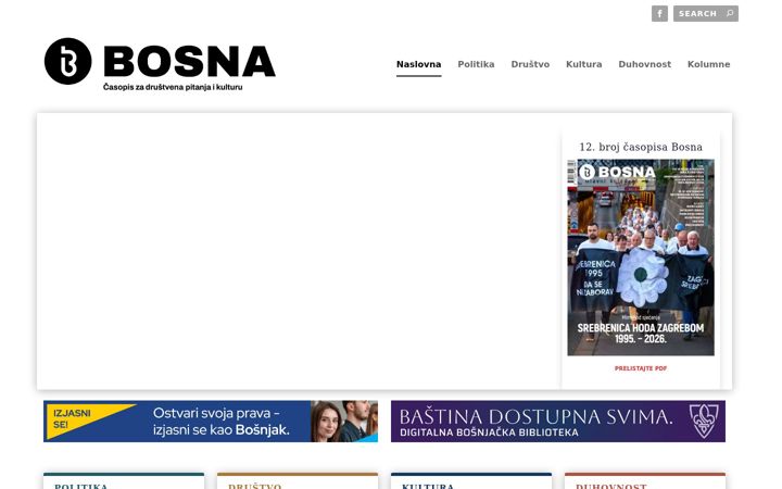 Screenshot of bosna.hr