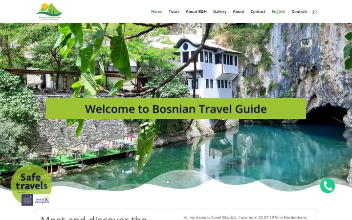 Screenshot of bosnianhistoryguide.com