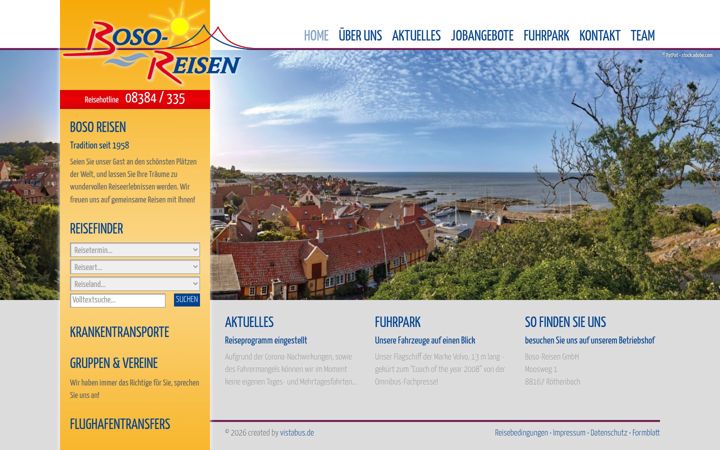 Ekrānuzņēmums no boso-reisen.de