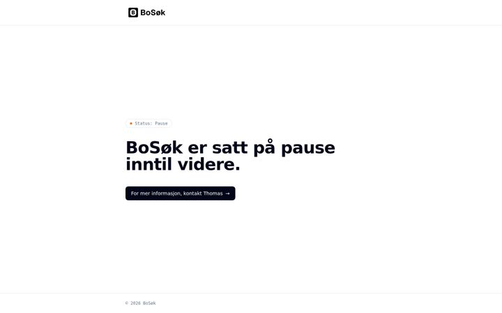 Screenshot of bosok.no