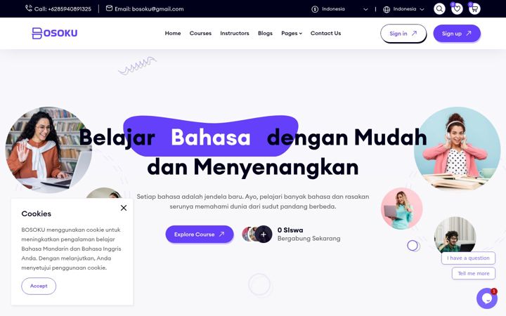 Screenshot of bosoku.com