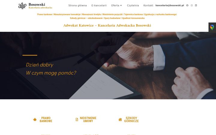 Screenshot of bosowski.pl