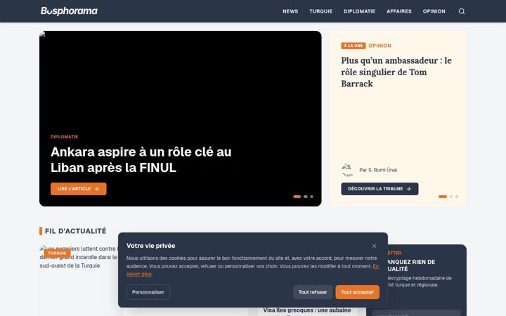 Screenshot of bosphorama.fr