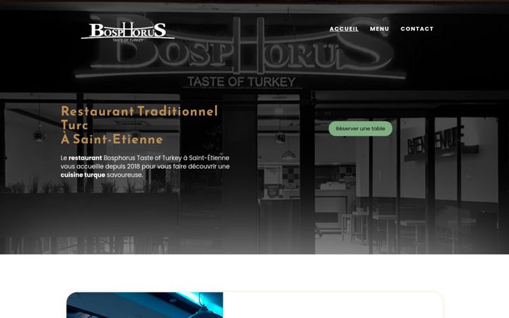 Screenshot of bosphorus.fr