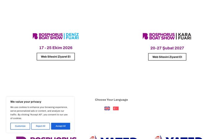 Screenshot of bosphorusboatshow.com
