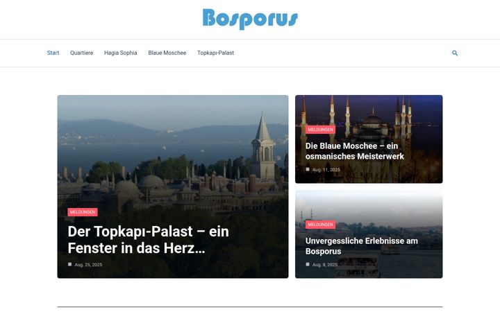 Screenshot of bosporus.net