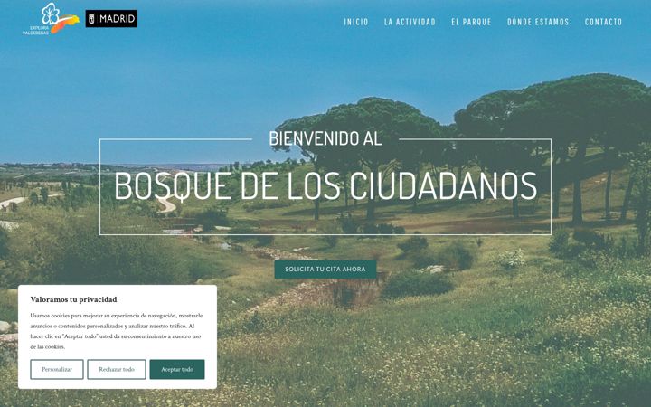 Screenshot of bosquedelosciudadanos.com