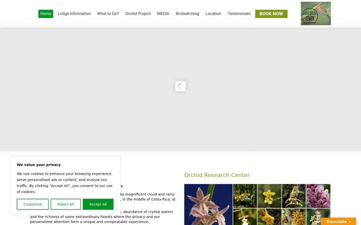 Screenshot of bosquedepaz.com