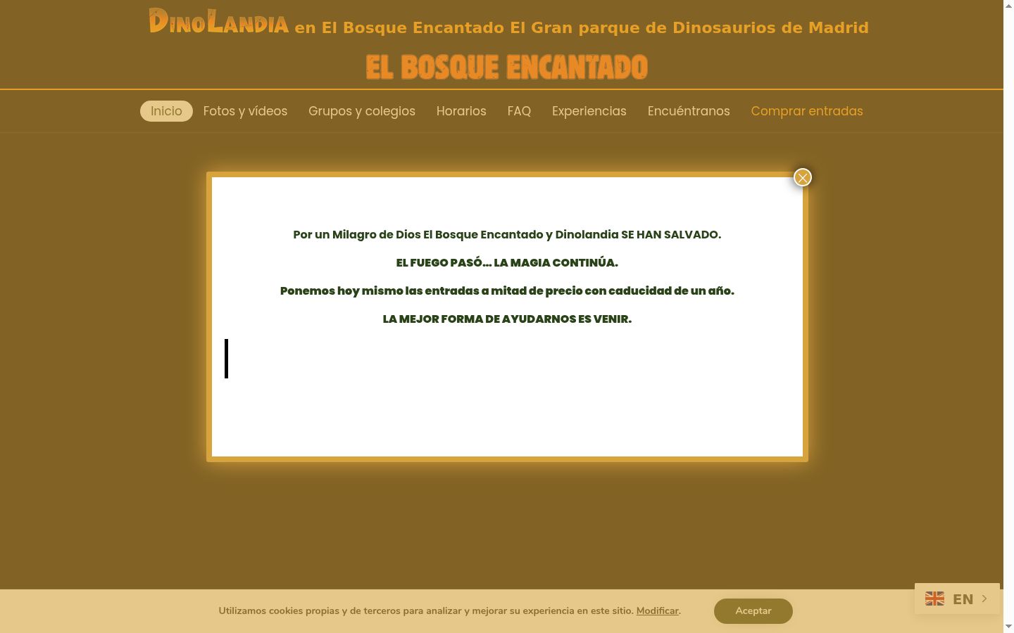 Screenshot tal-banner tal-kunsens muri qabel kwalunkwe interazzjoni
