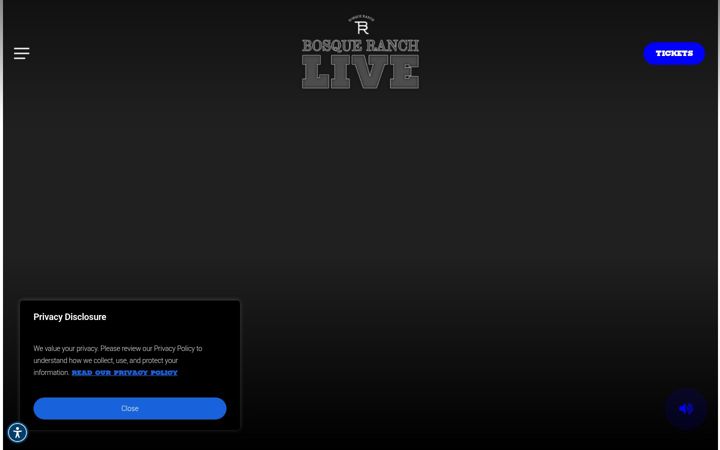 Screenshot of bosqueranchlive.com