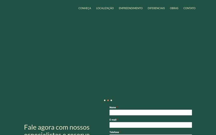 Screenshot of bosquesantaclara.com.br