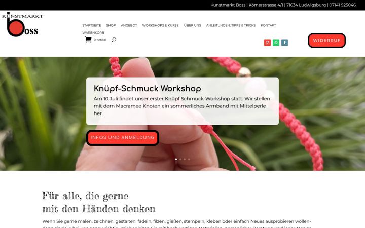 Screenshot of boss-ludwigsburg.de