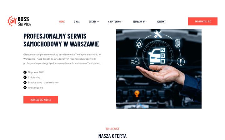 Screenshot of boss-service.pl