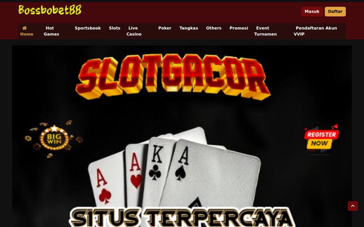 Ekraanipilt saidist bossbobet88.com