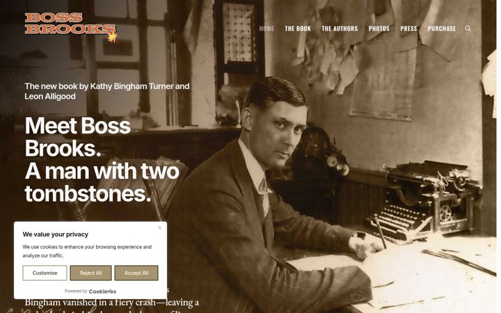 Screenshot of bossbrooks.com