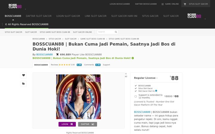Screenshot di bosscuan88.com
