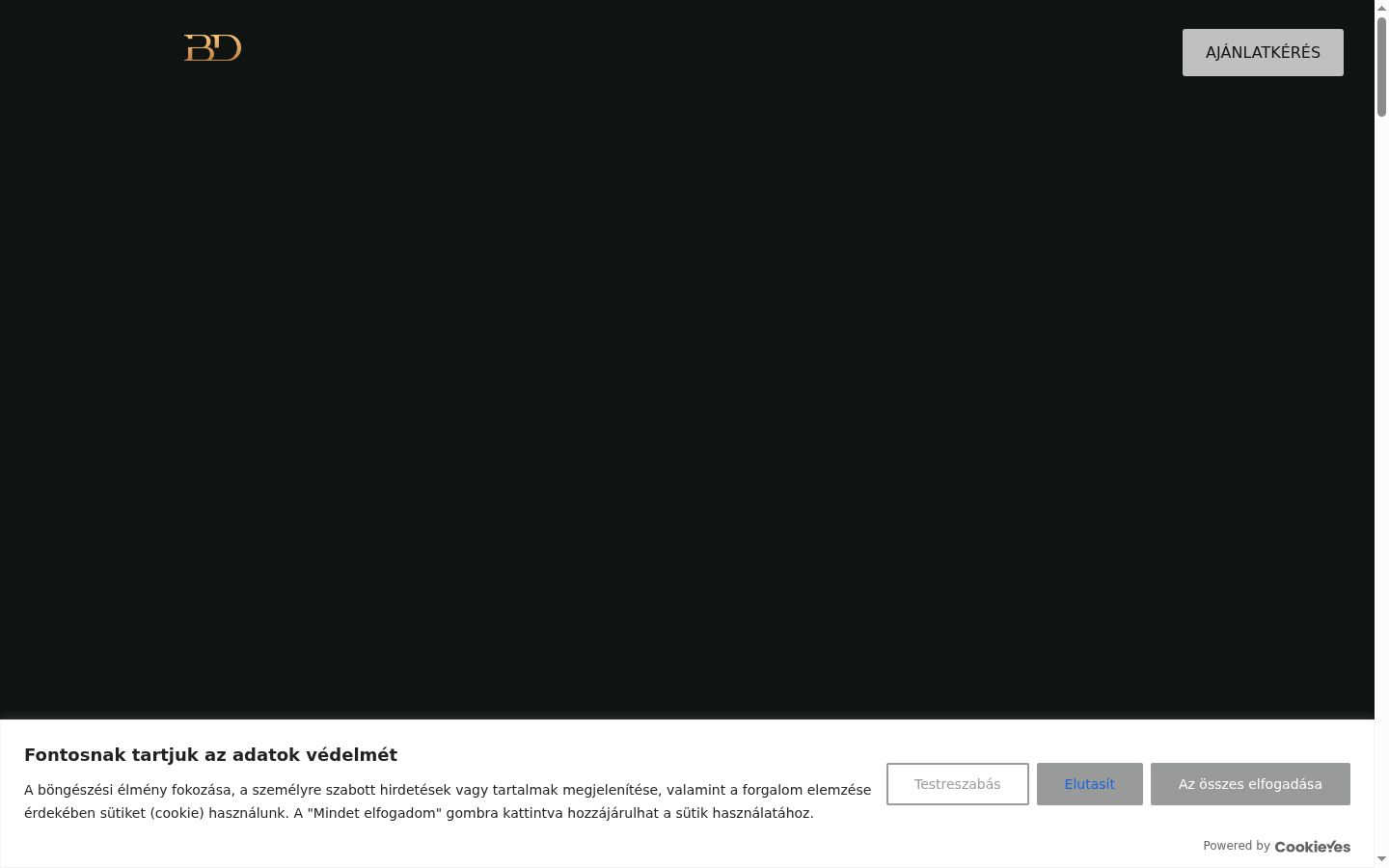 Screenshot van de toestemmingsbanner zoals getoond vóór enige interactie