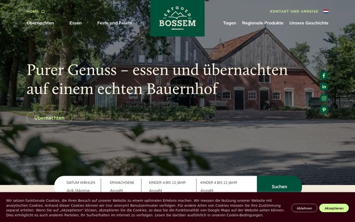 Skærmbillede af bossem.de