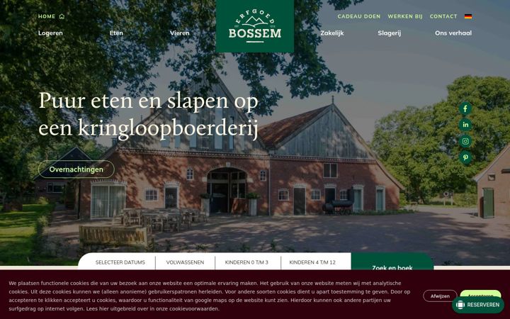 Screenshot von bossem.nl
