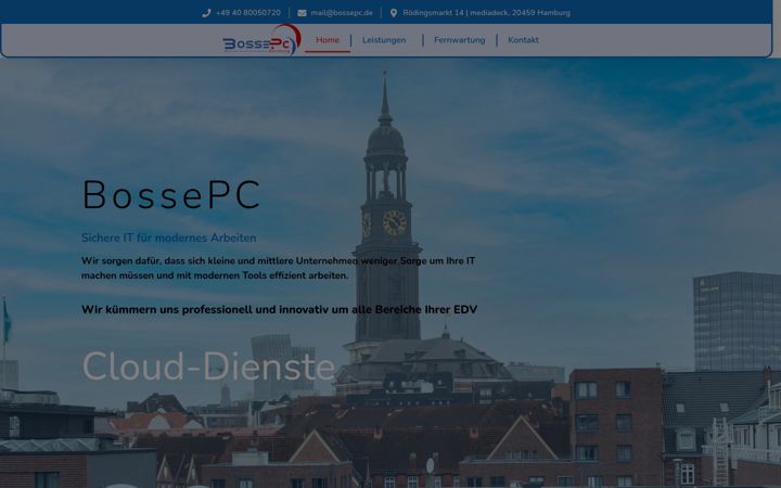 Screenshot di bossepc.de