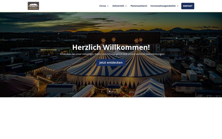 Screenshot of bossert-zelte.de