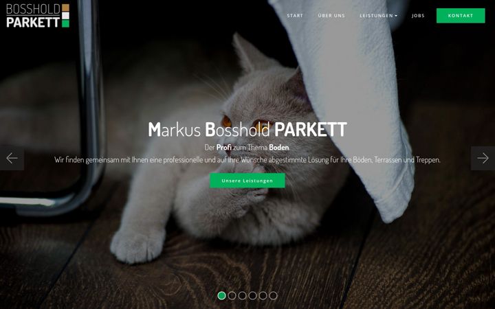 Screenshot di bosshold-parkett.de