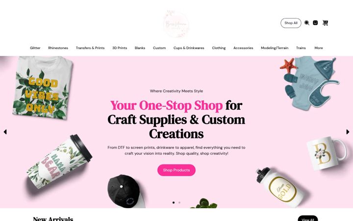 Screenshot of bossmommaboutique.com