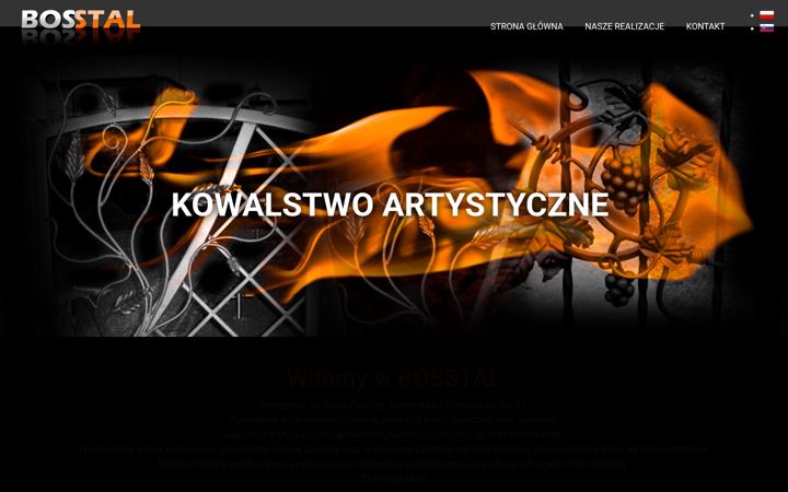 Screenshot of bosstal.pl