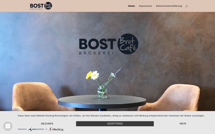 Screenshot of bost-brotcafe.de