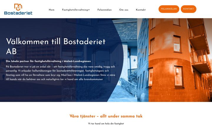 Screenshot of bostaderiet.se