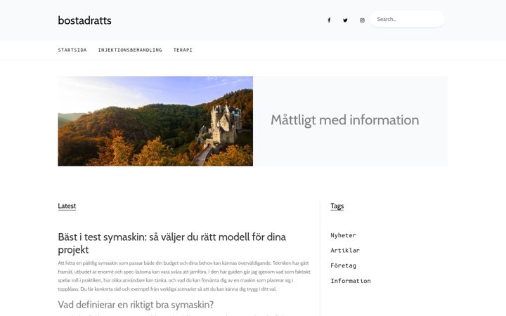 Screenshot of bostadsrattsmassan.se