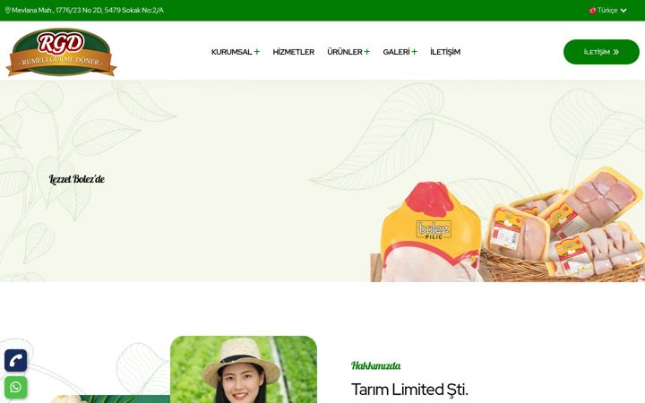 Screenshot of bostancigida.com