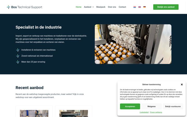 Screenshot of bostechnicalsupport.nl