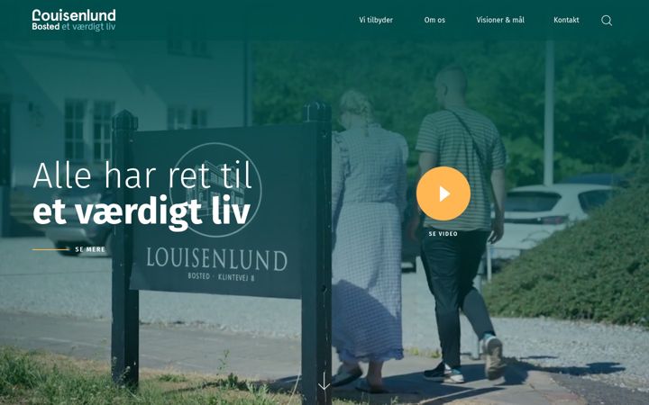 Screenshot of bosted-louisenlund.dk