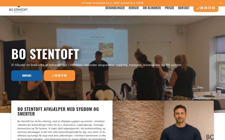 Screenshot of bostentoft.dk