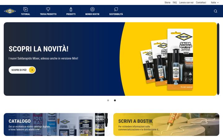 Screenshot of bostik.it