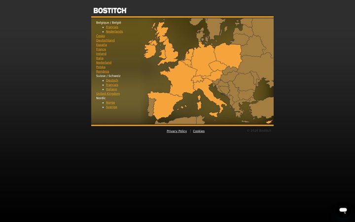 Screenshot of bostitch.eu
