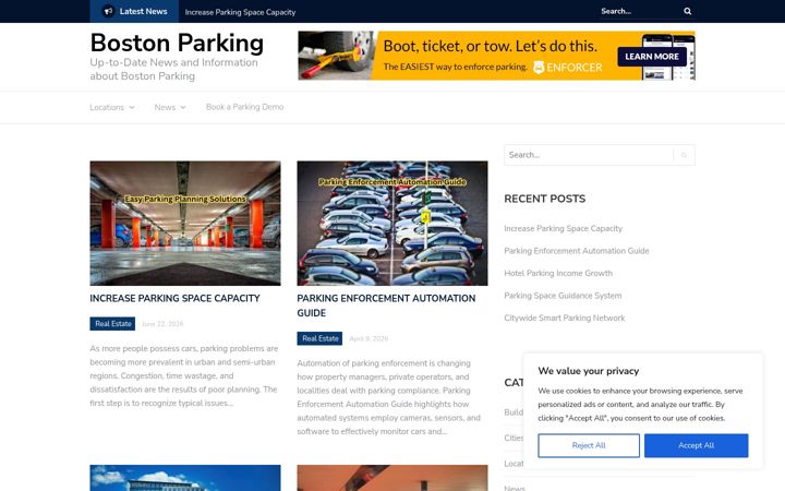 Screenshot of boston-parking.com