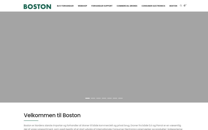 Screenshot of boston.dk