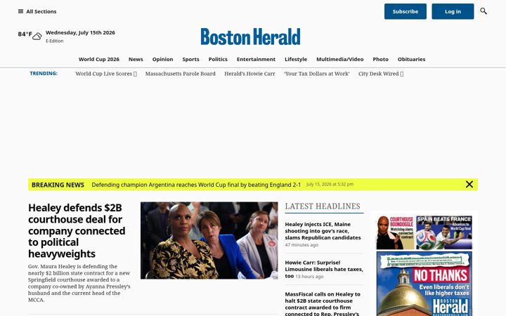 Képernyőkép: bostonherald.com