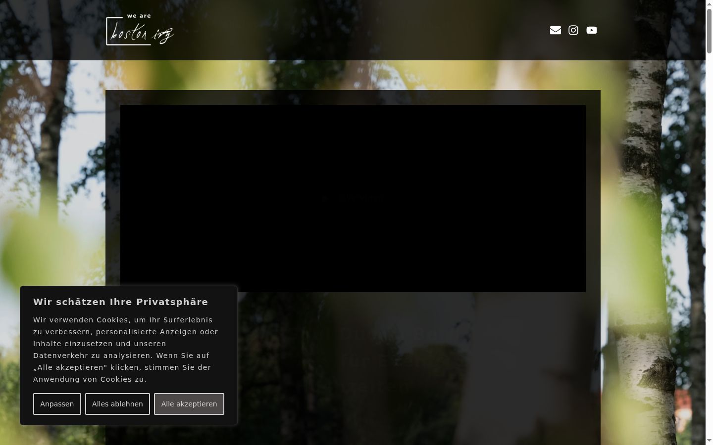 Screenshot του banner συγκατάθεσης που εμφανίστηκε πριν από οποιαδήποτε αλληλεπίδραση