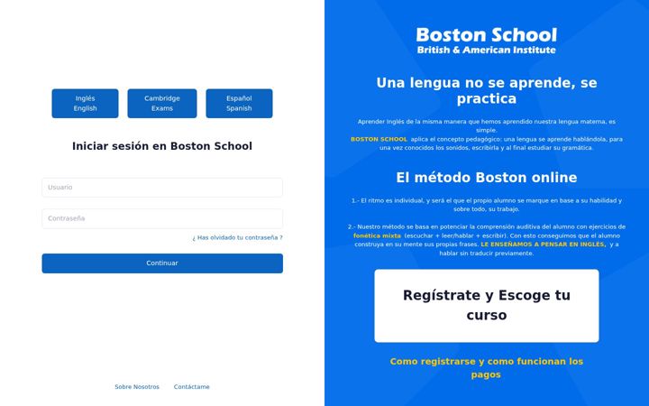 Screenshot of bostononline.es